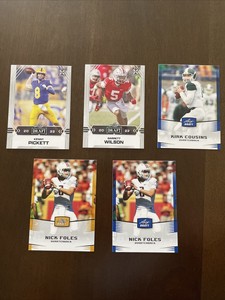Leaf Draft Picks - Garrett Wilson RC, Kenny Pickett RC, Kirk Cousins, Nick Foles