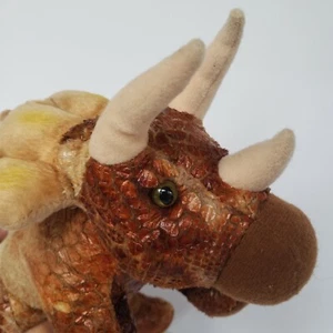 2013 Douglas Peluche Cuddle Toys Triceratopo Dinosauro con Suoni 12" VEDI VIDEO - Foto 1 di 10