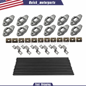 New Pushrods Rocker Arms Fits 1987-2006 Jeep Wrangler Grand Cherokee 4.0L 242ci - Picture 1 of 8