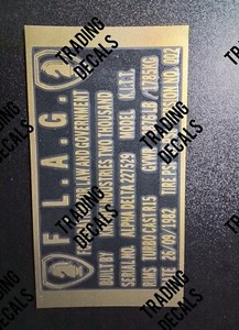 KNIGHT INDUSTRIES Door Panel Reference• Knight Rider •KITT• Custom Vinyl Decal!