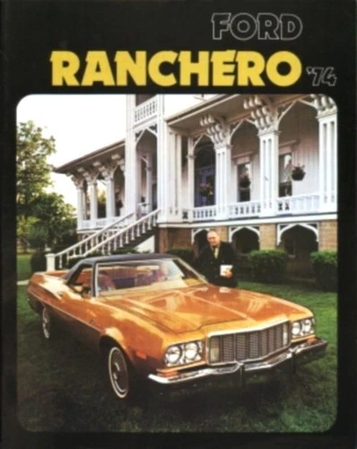 FORD 1974 Ranchero 500, Ranchero GT и Ranchero Squire раскладная брошюра 74 - Изображение 1 из 1