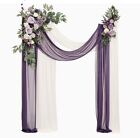 Ling's Moment Purple Lilac Artificial Wedding Arch Flowers Kit Pack of 4