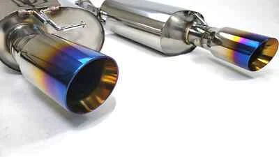 BMW 335i E90 E92 07-13 Twin Turbo N54 Escape Catback Completo Pared Gruesa PUNTAS QUEMADAS Foto 1 de 4