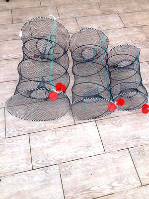 Fischreuse,Aalreuse,Krebsreuse,Köderfischreuse,Reusen,Reuse mit Köderdose! Neu - Bild 1 von 3