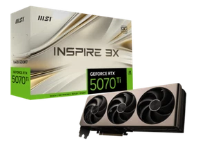 MSI RTX 5070Ti INSPIRE 3X OC 16GB Graphics Card - Picture 1 of 3