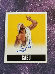 SABU 2014 Leaf Originals Wrestling S1 Yellow Paralell #14/99 autografo auto ECW - Foto 1 di 6