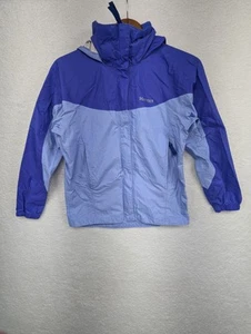Marmot Jacket Girls Purple Full Zip Windbreaker Nylon Mock Neck Pockets L - Picture 1 of 7