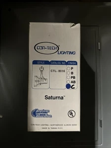 Con-Tech Lighting CTL-8016 Saturna Track Light Fixture Head - Picture 1 of 7