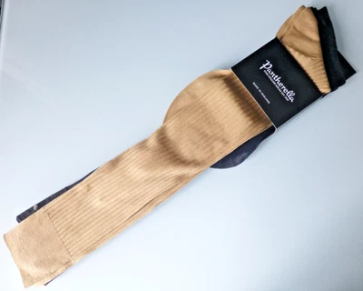PANTHERELLA 3pk Knee-High Sock Mens Rib-lined Sizes M Lite Long Socks NEW R£54 - Image 1 of 2
