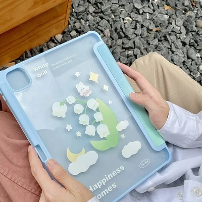 So Kawaii iPad Case 9+ Styles Pro Mini Air 12.9  11 10.2 Cute Cover M4 M2 - Image 1 of 4