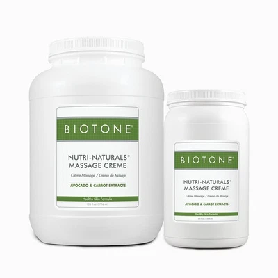 Crema de masaje BIOTONE Nutri-Naturals - Hidratante profunda - No grasa - Sin parabenos Foto 1 de 3