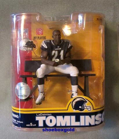 LaDainian Tomlinson,  San Diego Chargers,  SERIES 16 Figure Blue Jersey, NIB Cover