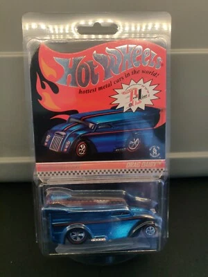 Hot Wheels 2014 Redline Club эксклюзивный автомобиль RLC Drag Dairy синий с кнопкой и чехлом! - Изображение 1 из 4