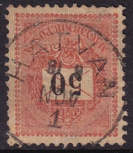 UNGHERIA MAGIARA FRANCOBOLLO / ANNULLO "HATVAN" 1891 - Foto 1 di 1