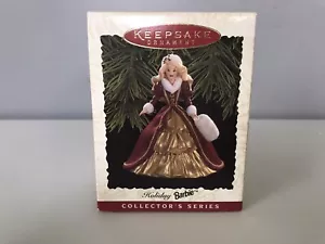 Hallmark Keepsake Holiday Barbie 4to Ornamento Coleccionistas Serie 1996 - Imagen 1 de 6
