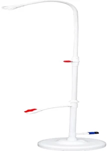 HYDROTOOLS Tube Style 7 Foot Poolside Shower, Adjustable Head & Foot Tap Spigot - Picture 1 of 8