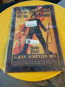 Dein Voterland Ift In Gefahr Tin Sign - Picture 1 of 1