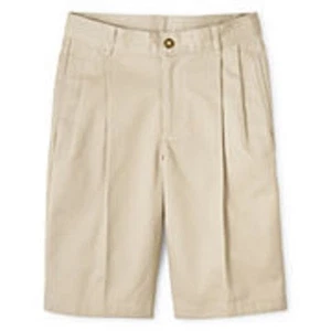Jungen IZOD Shorts 12 16 16 Slim 26 32 Husky Navy Khaki Plissee NEU  - Bild 1 von 3