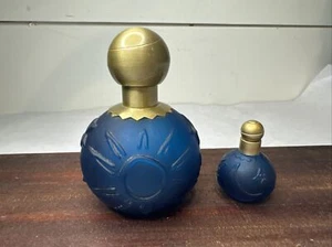 Vintage Lagerfeld Sun Moon Stars Bottle Perfume 1.7oz &.12oz EMPTY Rare - Picture 1 of 6