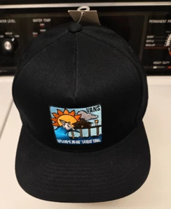 Vans Off The Wall US Open of Surfing SnapBack Hat Snap Back Pro Surf Cap ¡Raro! - Imagen 1 de 5