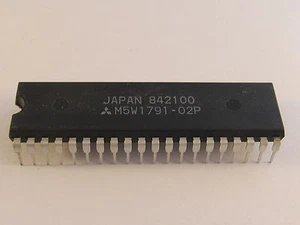 2 Stück/pcs - M5W1791-02P MITSUBISHI Floppy Disk Controller DIP40 ( FD1791 ) - Picture 1 of 2