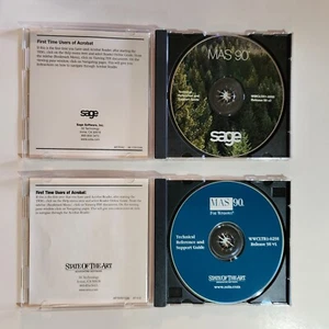 2 - Sage Mas 90 Technical Reference And Support Guide Cd Roms - Picture 1 of 2