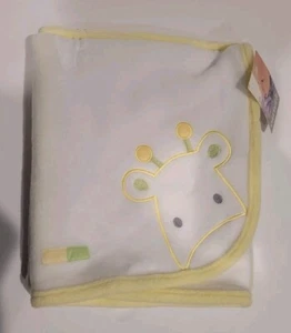NEW Carter's Tiny Hugs Giraffe Security Blanket Blankie  Lovey Yellow Trim NWT - Picture 1 of 6