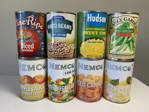 8 Cans Mixed Vegetables Fruits Green Beans Sweet Corn Tomato Pinto Carrots 15oz - Picture 1 of 3