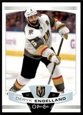 2019-20 UD OPC O-Pee-Chee Base #374 Deryk Engelland - Vegas Golden Knights