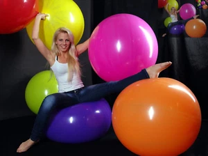 Globo gigante RIFCO 250 (80 cm Ø / 32") + bola redonda + bola gigante globo - Imagen 1 de 4
