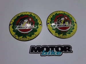 Derbi 250 motorcycle 50-60 years two plates deposit anagrams 59mm - Picture 1 of 4