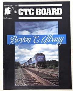 Nov 1989 CTC Board Railroad Train Magazine Boston & Albany Conrail on Cover - Picture 1 of 1