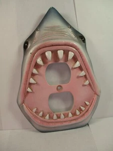 Shark Great White Shark Outlet Cover 🦈🦈 Jaws 🦈🦈Shark switch cover - Picture 1 of 10