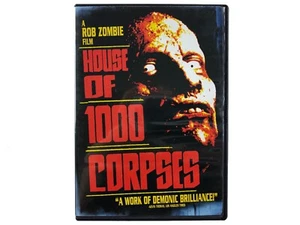 HOUSE OF 1000 CORPSES DVD 2002 SID HAIG BILL MOSELEY SHERI ROB ZOMBIE HORROR - Picture 1 of 2