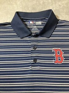 BOSTON RED SOX sz Large MLB GENUINE MERCHANDISE MENS TX3 COOL POLO SHIRT - Picture 1 of 8