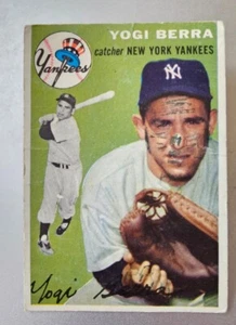 Topps #50 Yogi Berra 1954 - Yankees de Nueva York pobres - Imagen 1 de 2