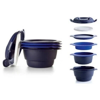 ★ Tupperware ★ Dampfgarer ★ MICRO COMBI GOURMET ★ 2l ★ I104 ★ blau ★ NEU - Bild 1 von 2