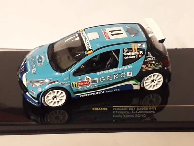 ixo ram439 peugeot 207 s2000 rally ypres 2010 p.snijers 1:43 - Immagine 1 di 4