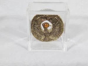 Indiana Jones, Staff of RA Headpiece, Antique Gold, Solid Metal, Amber Jewel and - Bild 1 von 9
