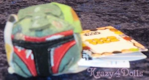 Disney Star Wars Battle Worn Boba Fett Tsum Tsum 3,5 Zoll Plüsch Neu mit Etikett! - Bild 1 von 2