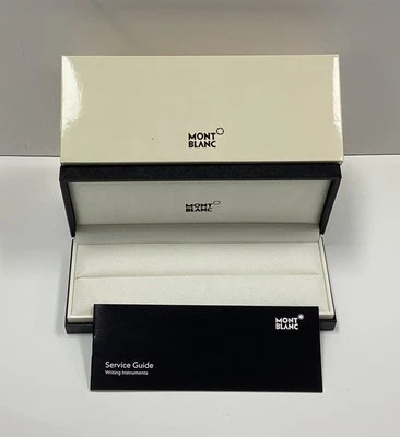 Authentic Montblanc Empty Single Pen Display Gift Box Case w/ Service Guide - Image 1 of 3
