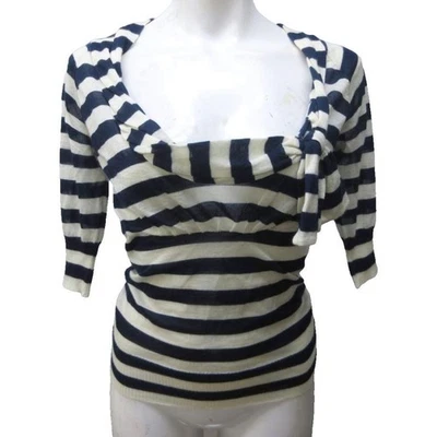 Cinta de borde de cachemir mezcla de seda de cachemir corte y costura tejida LOUIS VUITTON usada Foto 1 de 4