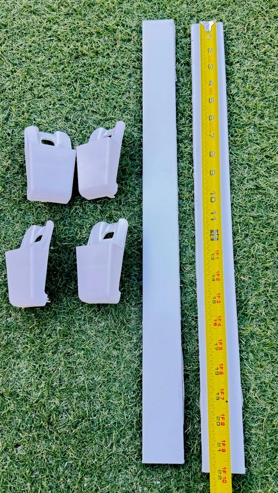 Whirlpool Refr-tor Door 2 Shelfs Wide Trim 22” + 4 End Caps 226738 WP2195916K — 第 1/4 张图片