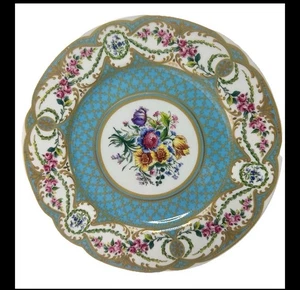 Andrea by Sadek Collection Sevres Plate 18th Century Porcelain Japan 1996 - Picture 1 of 2