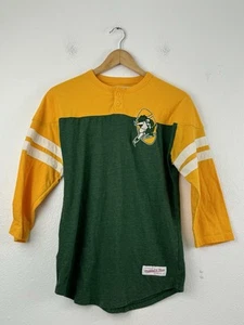 Mitchell & Ness Throwback NFL Green Bay Packers 3/4 Arm Raglan Shirt Gr. S - Bild 1 von 10
