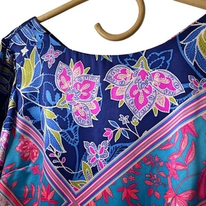 Alice & Trixie by Angela George Long-Sleeved Silk Dress - M - Picture 1 of 10