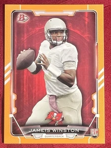 2015 Topps Bowman Jameis Winston Orange Rookie Card /299 #23 - Picture 1 of 3
