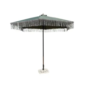 9ft 6 Ribs Replacement Umbrella Canopy w/ Tassels in Sage Green (Canopy Only) - Picture 1 of 4