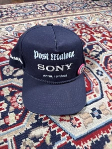 Exclusive Post Malone X Sony Posty Co. SnapBack Hat Promo Rare Cap Tour - Picture 1 of 2