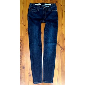 Anthropologie PILCRO High Rise Denim Leggings Skinny Denim Blue Jeans Gr. 25 - Bild 1 von 6